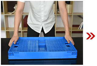 Unfolding Plastic Collapsible Crate 1