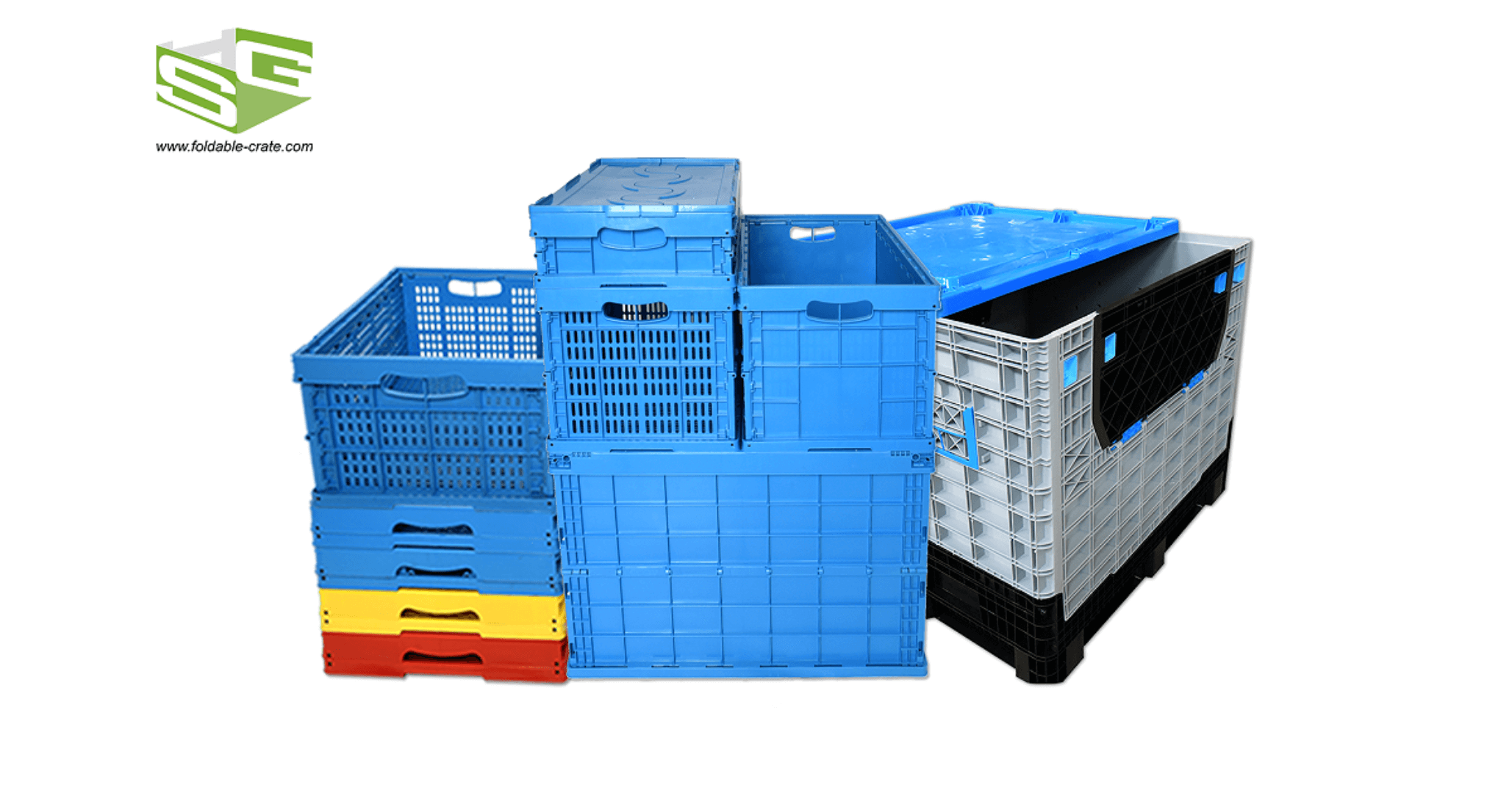 SHG Plastic Foldable Crate